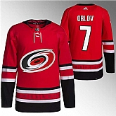 Men's Carolina Hurricanes #7 Dmitry Orlov Red Stitched Jersey,baseball caps,new era cap wholesale,wholesale hats